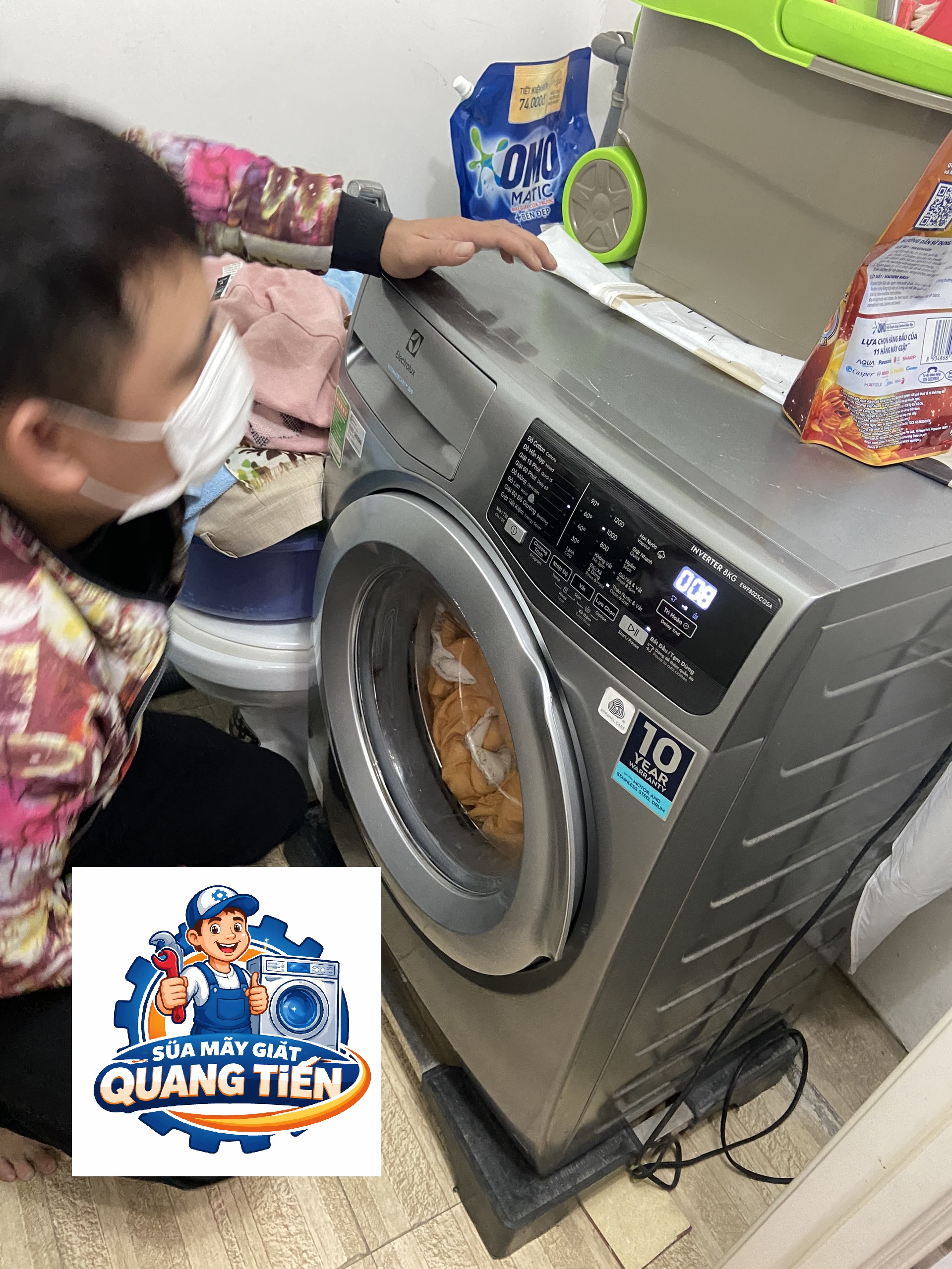 Sửa máy giặt tại nhà ở Nghĩa Đô