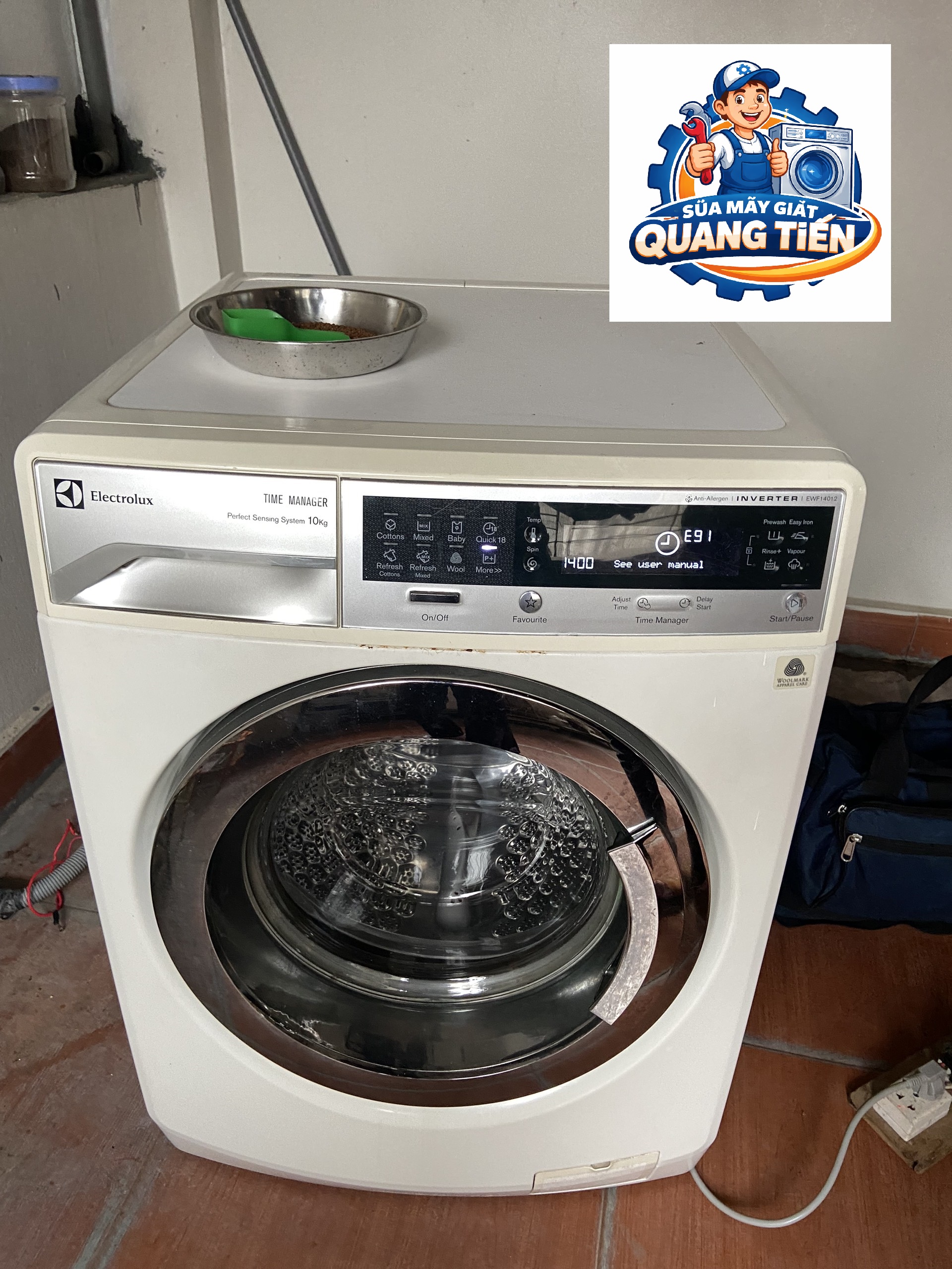 Sửa chữa máy giặt tại Mễ Trì